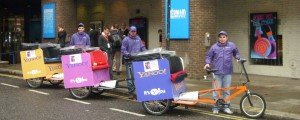 Pedicab Hire in London for Yahoo Conference