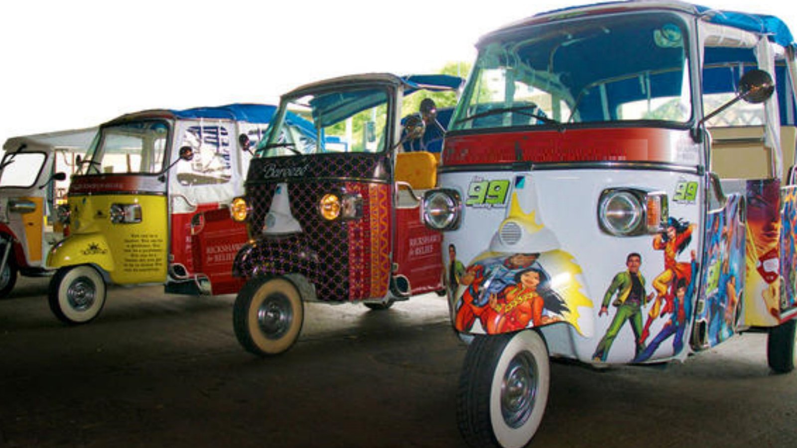 fold and roll tuk tuk