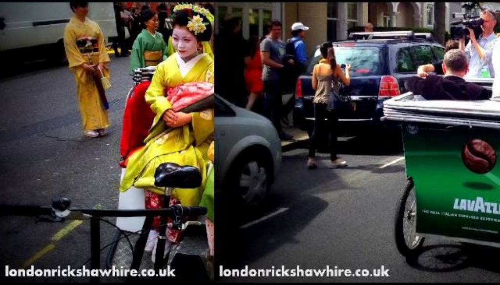 bicycle rickshaw for hire london