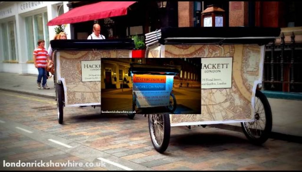 bicycle rickshaws london w1