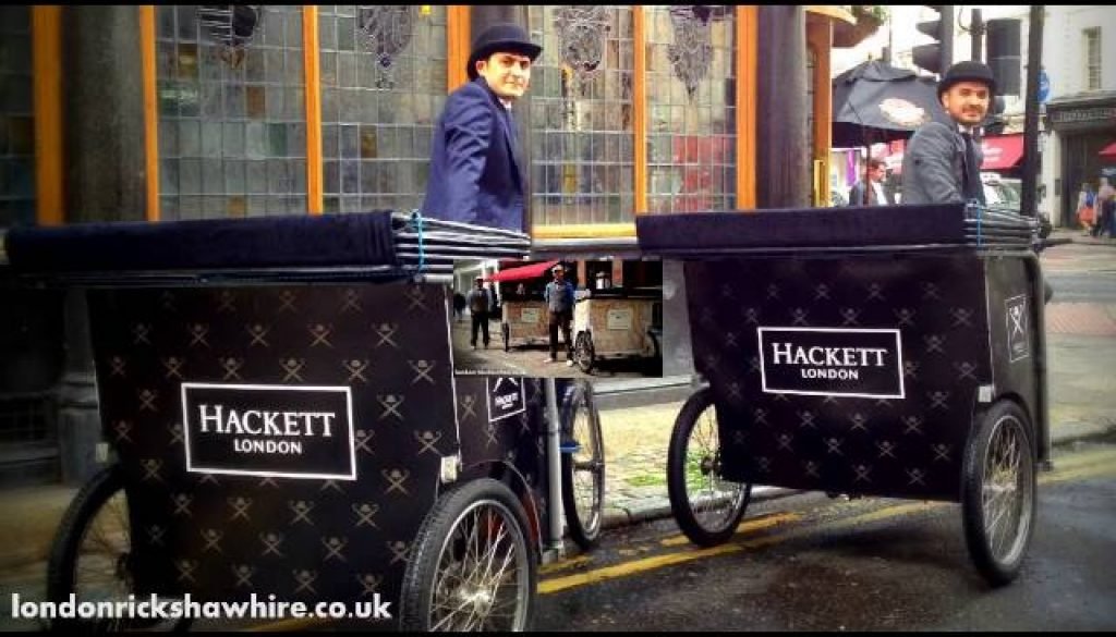 branded rickshaws for hire lon