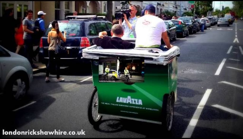 camera rickshaw hire uk