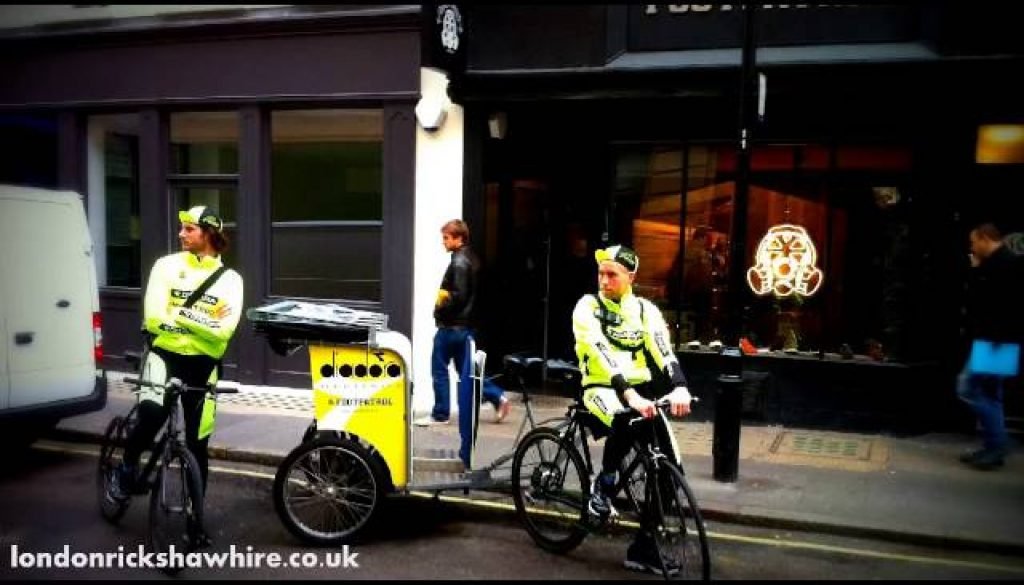 hen y ricshaw hire london