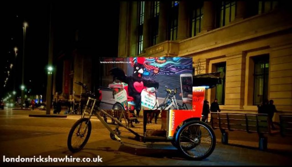 London cycle Rickshaw Hire