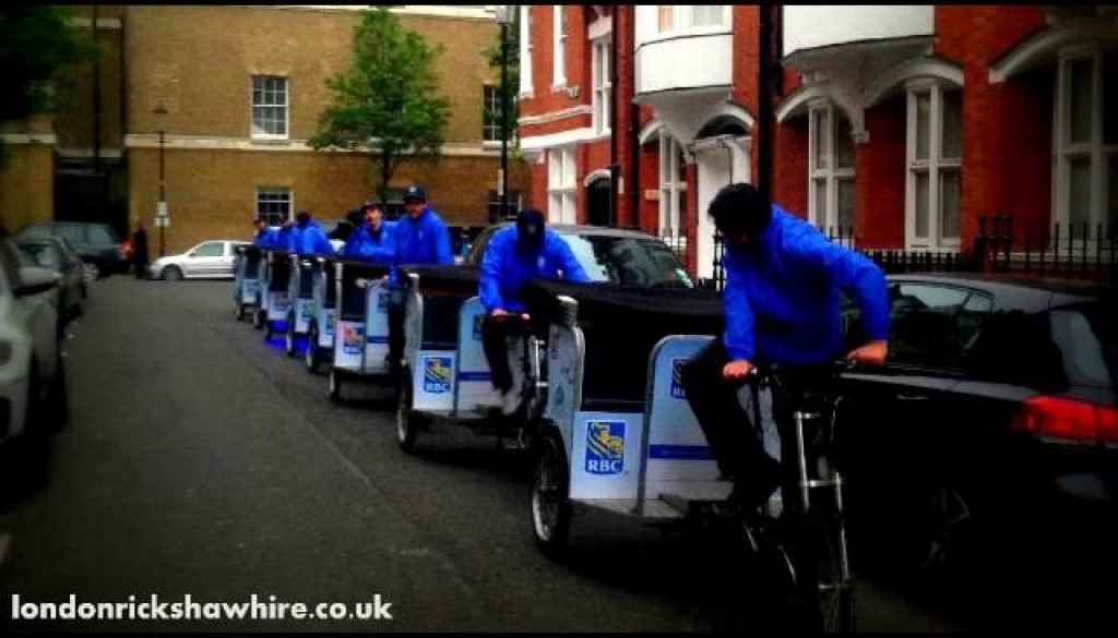 rickshaw bikes hire london