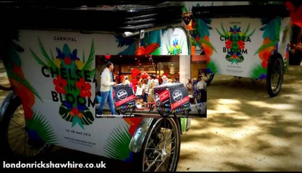 rickshaw for hire london marathon