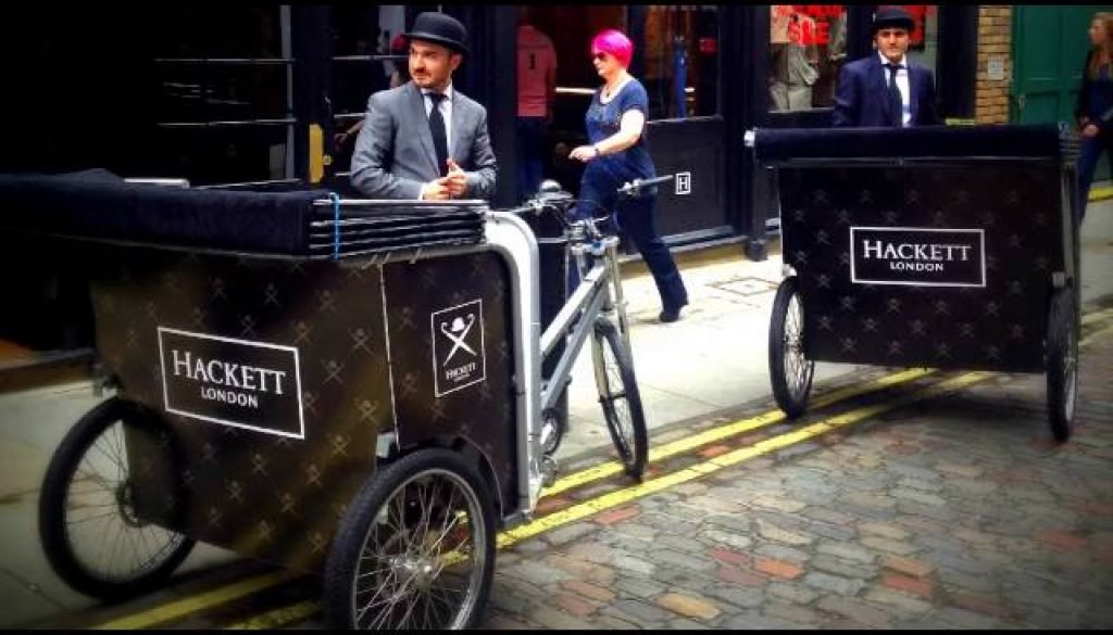 rickshaws london for hire