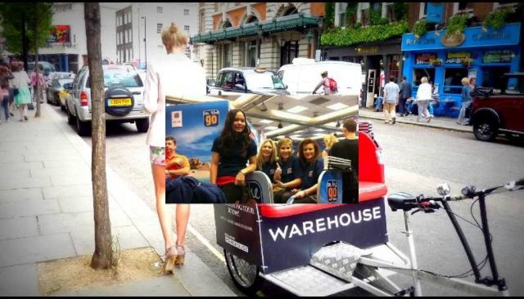 where can you hire a rickshaw in london