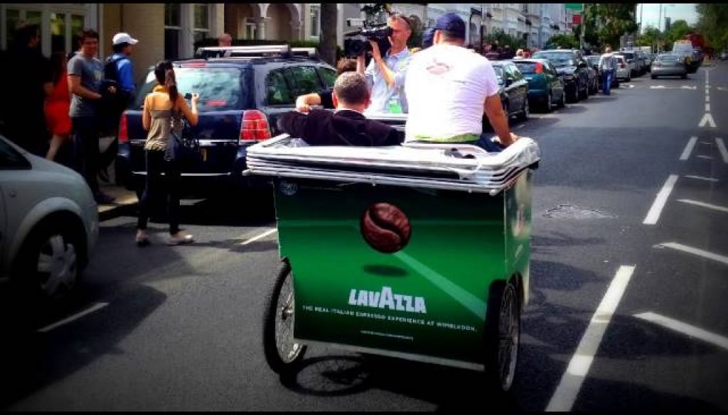 who operates those rickshaws in london