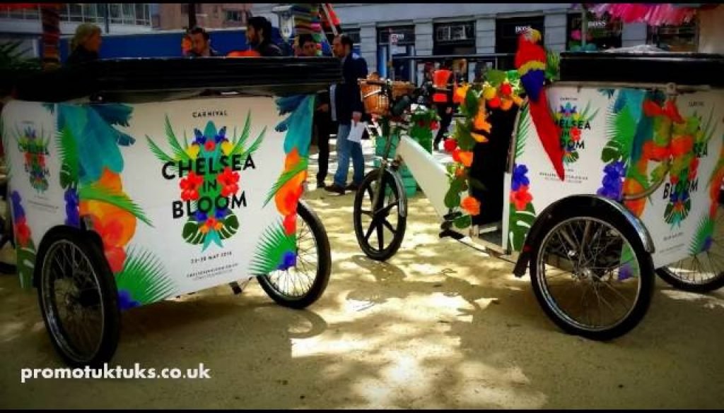 Rent Liveried Rickshaws in London